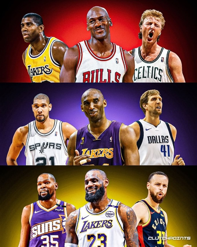 美媒：80年代乔丹魔鸟vs00年代科佛诺vs当代詹杜库 哪个时代更强