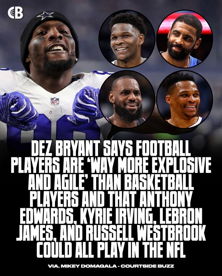 前NFL运动员评跨界体能：仅少数NBA球员具备职业橄榄球资质，詹姆斯非凡体格堪称例外